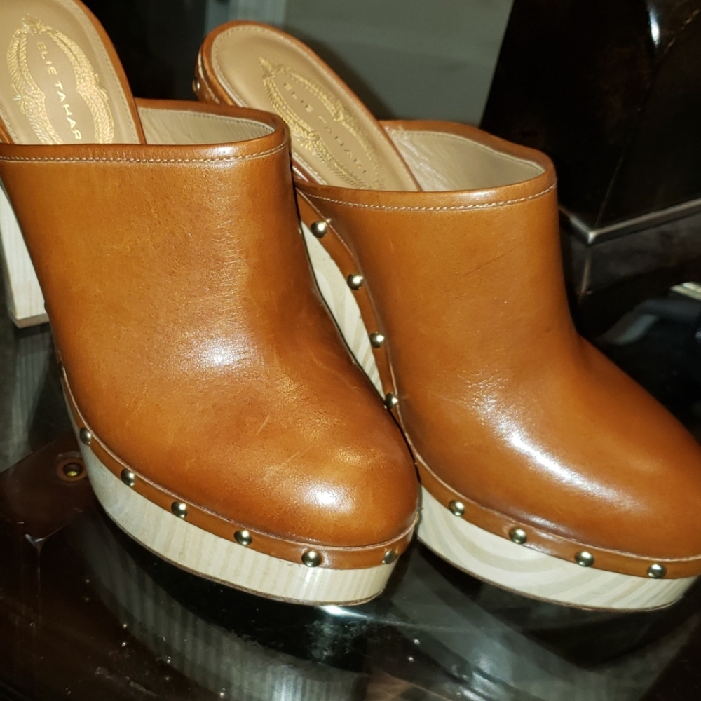 Leather clogs - Picture 6 of 7